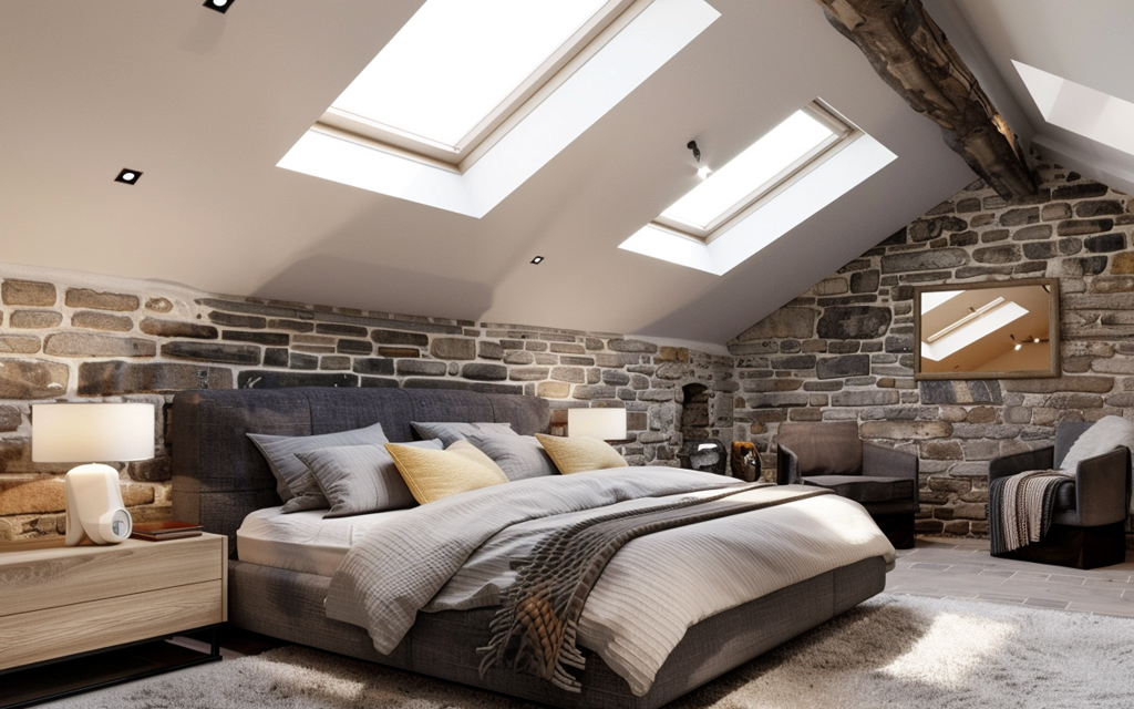 Add Statement and Texture with Stones in Velux Loft