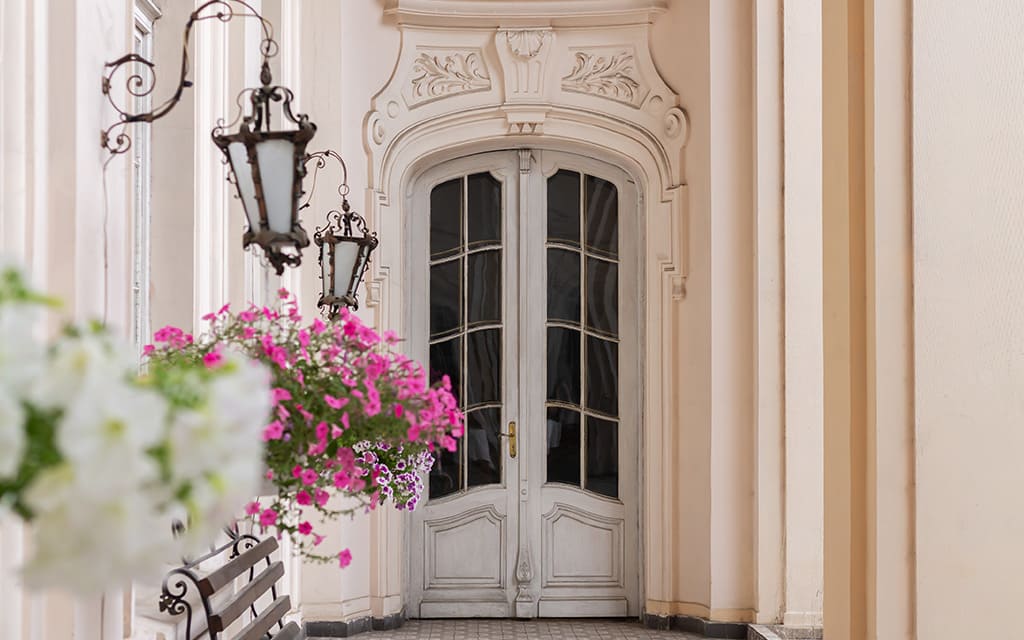 Aesthetic French doors