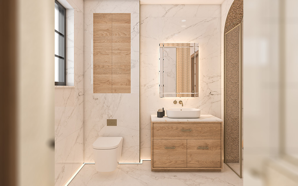 Amazing Wood Tones bathroom cabinet