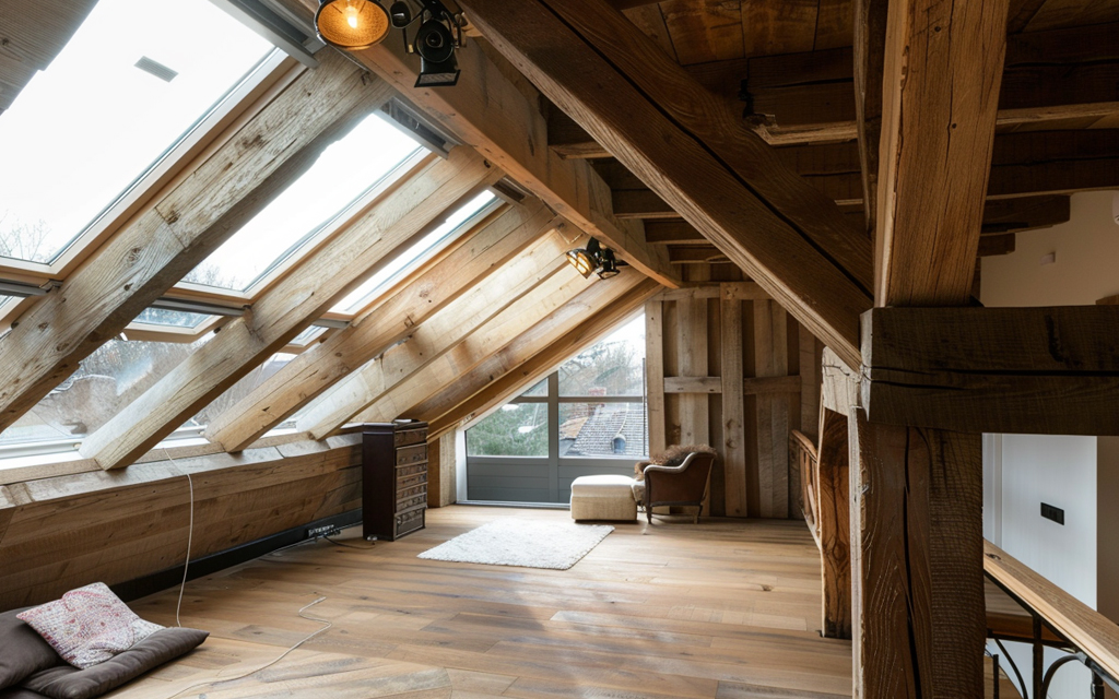 Rustic with Small Velux Loft Conversion Ideas