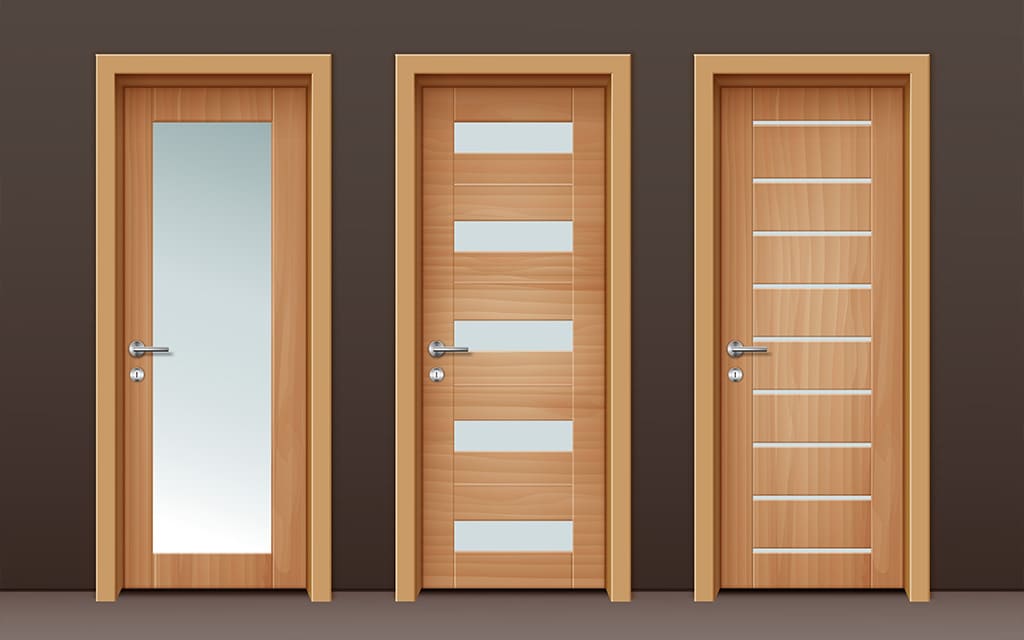 Composite material-made doors