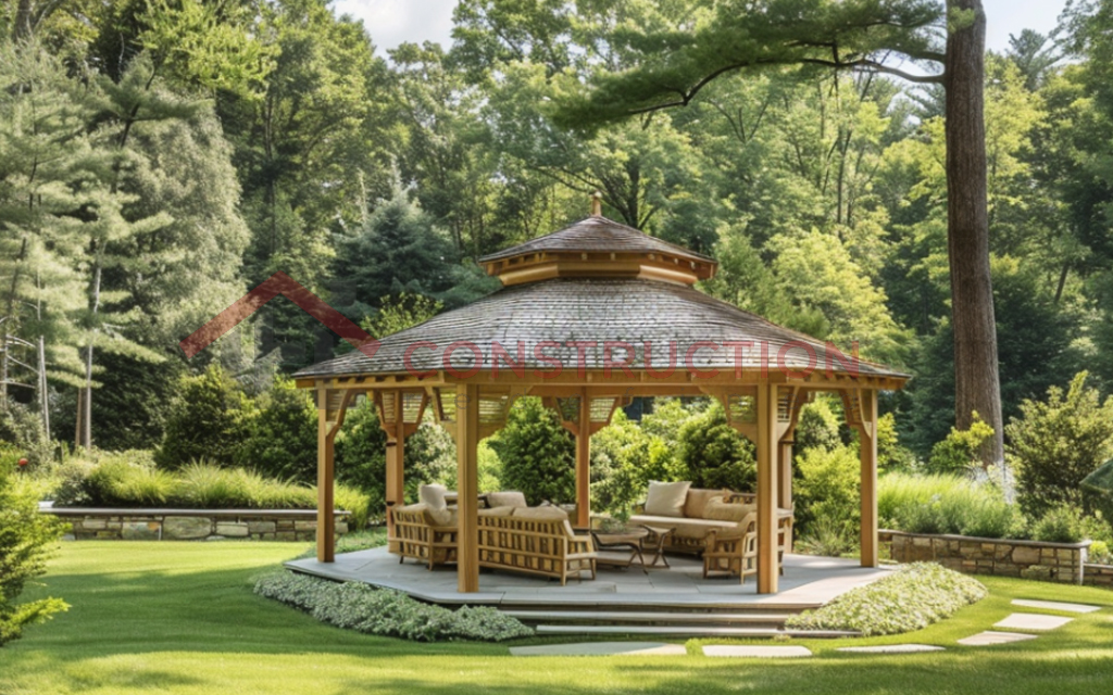 Family time in Lawn Gazebo