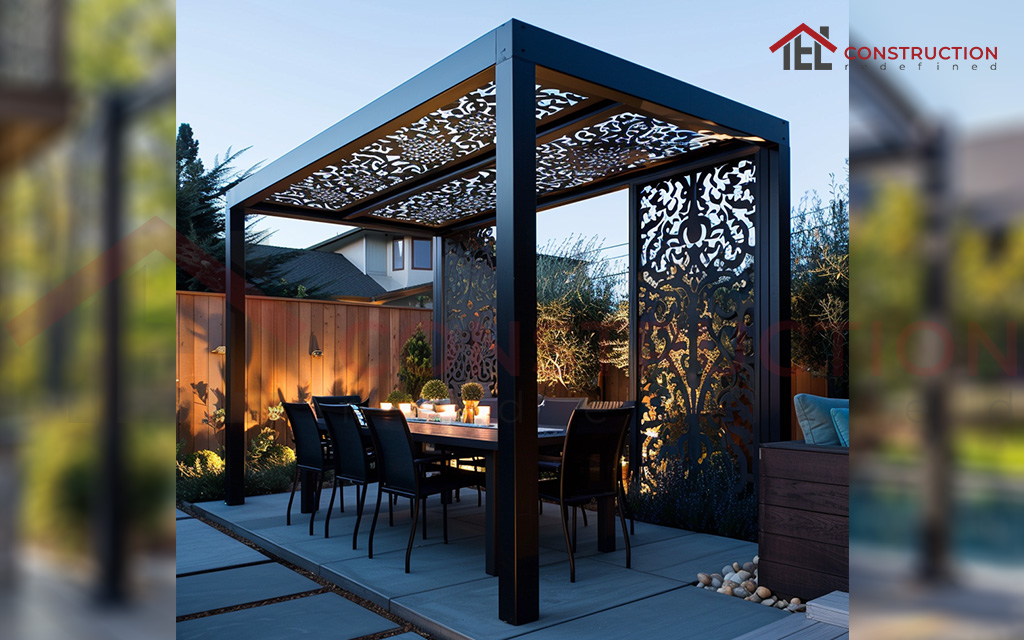 Metal Designed Pergola for Every Build