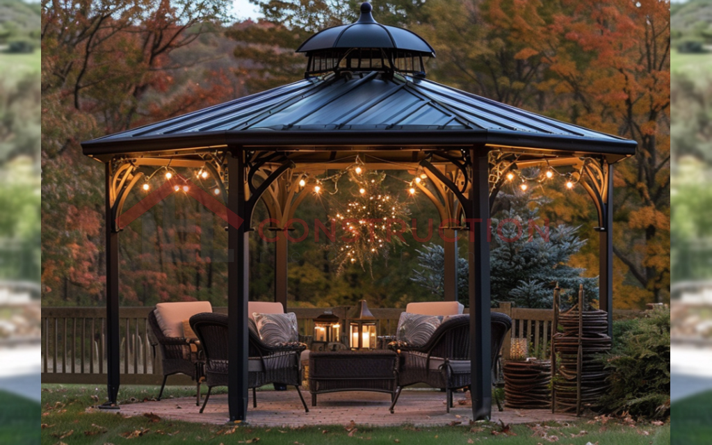 Metal Gazebo for Romantic Evening Inspiration