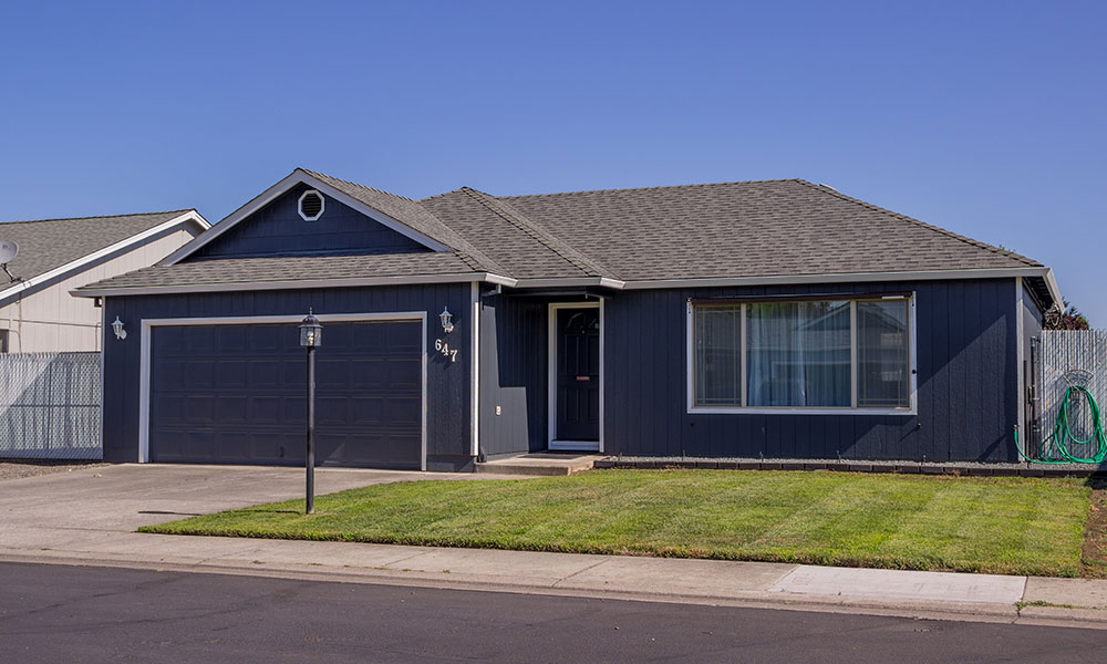 Midnight blue garage for kids playroom