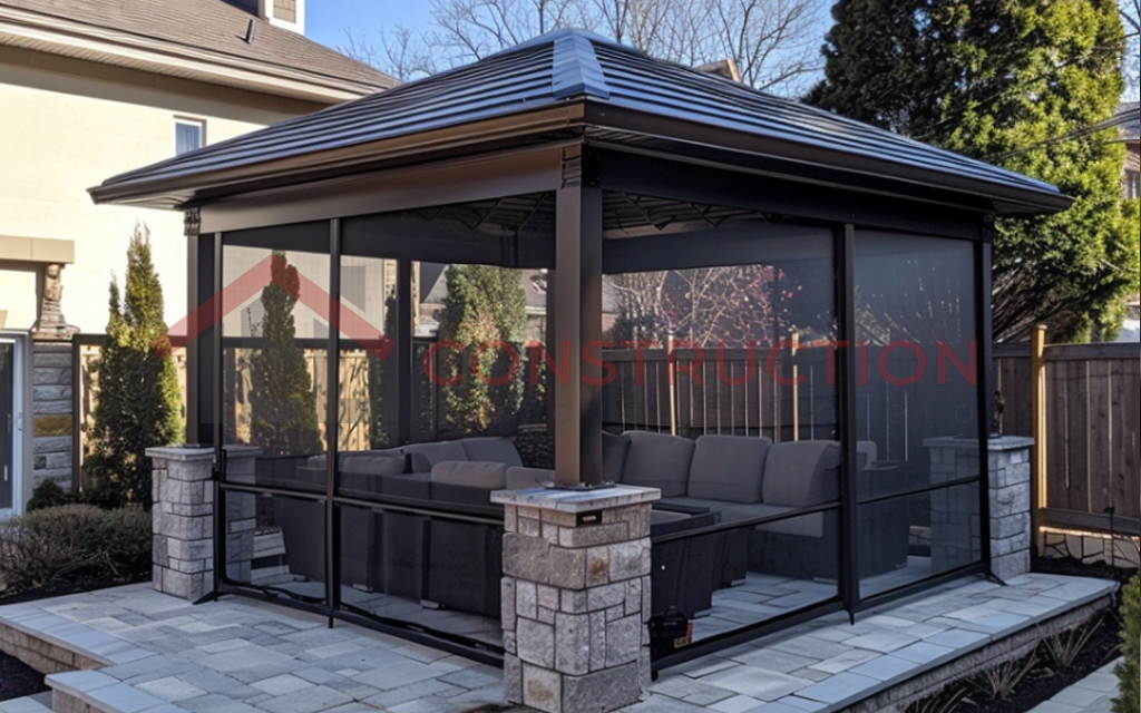 Modern Large Gazebo with Full Coverage