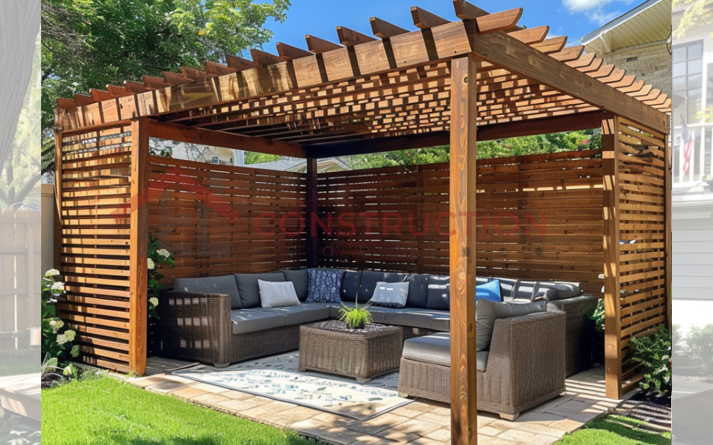 New Kit for Pergola with Roof and Sides