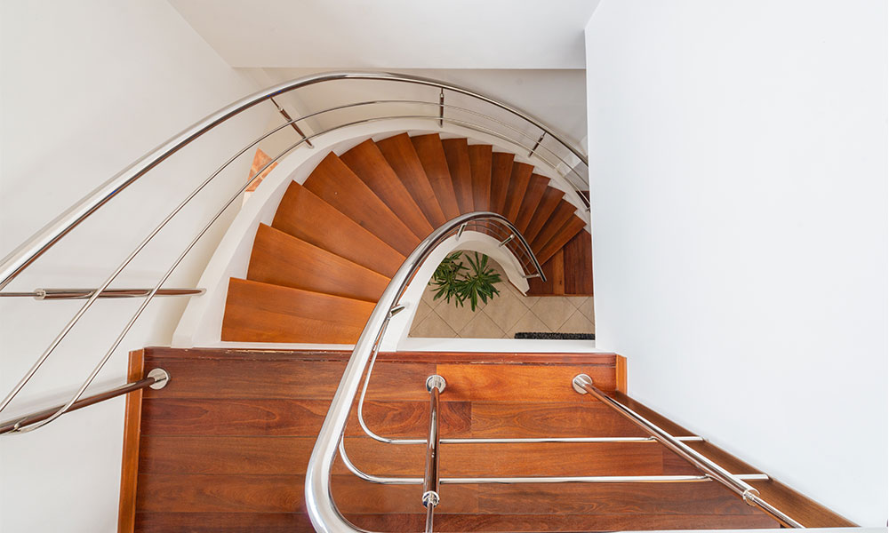 Spiral for small staircase for loft conversion