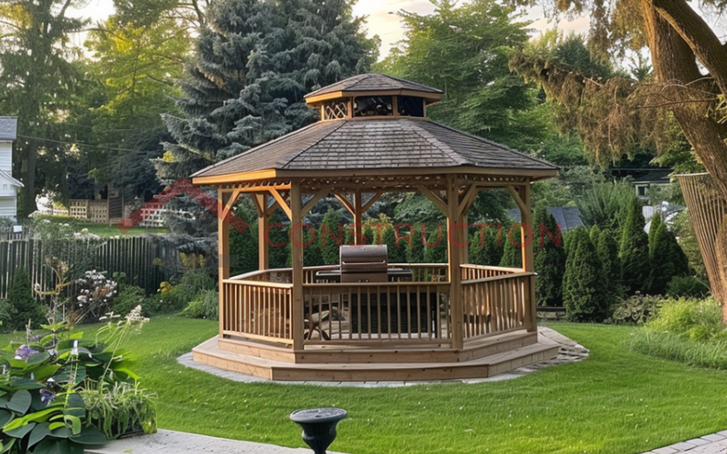 Top Quality Gazebo with Sides in Garden