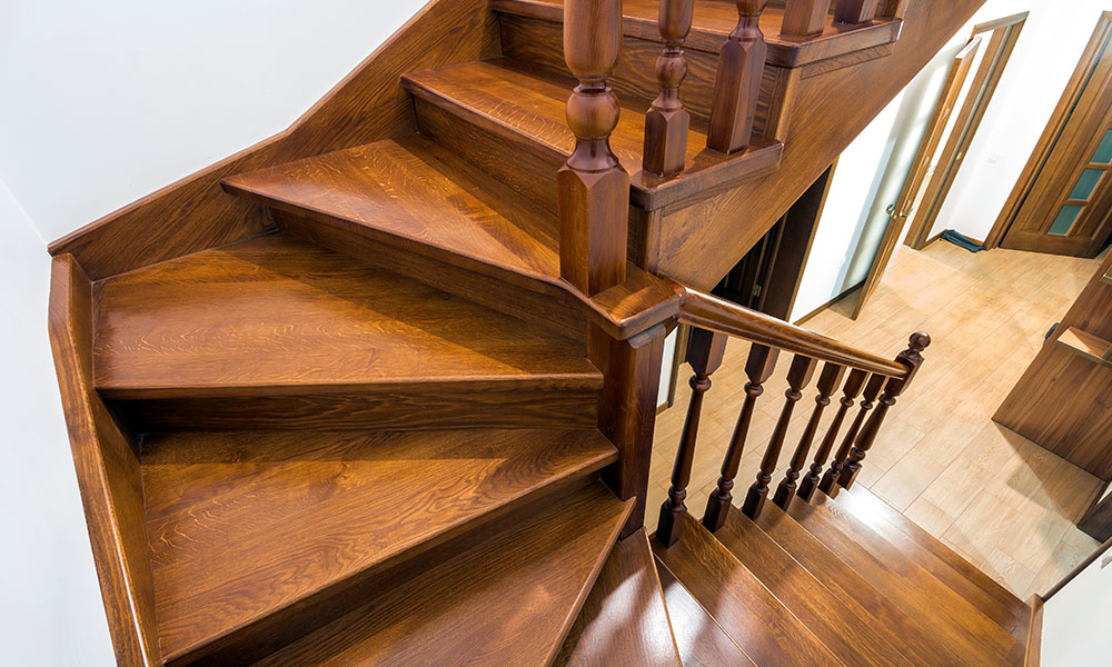 Traditional winder staircase loft conversion 