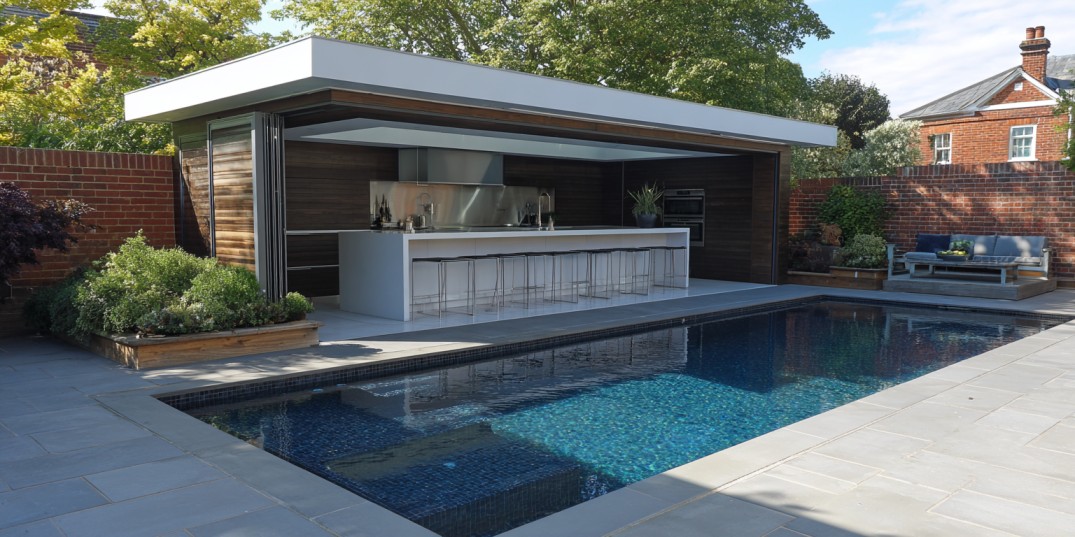 inexpensive covered outdoor kitchen ideas
